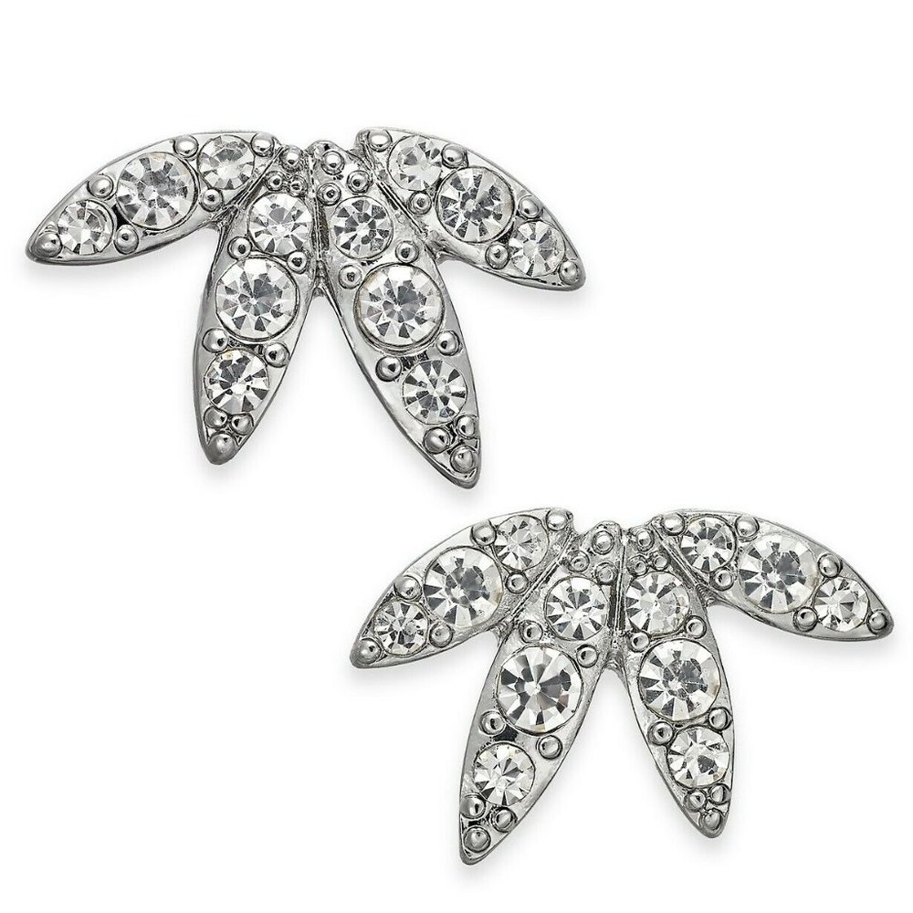 INC International Concepts 3/4"Silver Tone Crystal